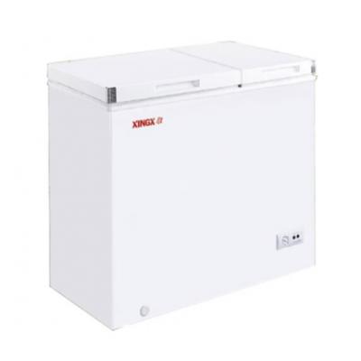 星星（XINGX）商用卧式双温冰柜180升 左冷冻右冷藏冰箱 顶开门双箱商用小冷柜BCD-180GA