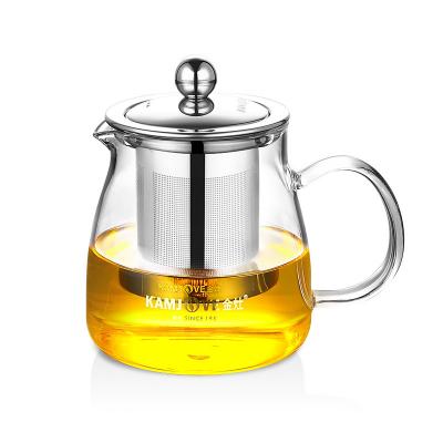 金灶A-02玻璃泡茶壶飘逸杯花茶壶玻璃茶具